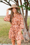 You Rock Dress-Brown