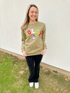 Jolly Patch Sweatshirt-Olive