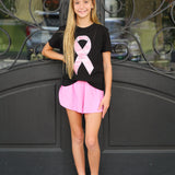 Tween Breast Cancer Awareness Tee