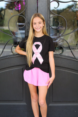 breast cancer awareness tween tee