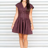 Fancy Button Dress
