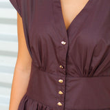 Fancy Button Dress