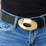 Gold Oval Belt