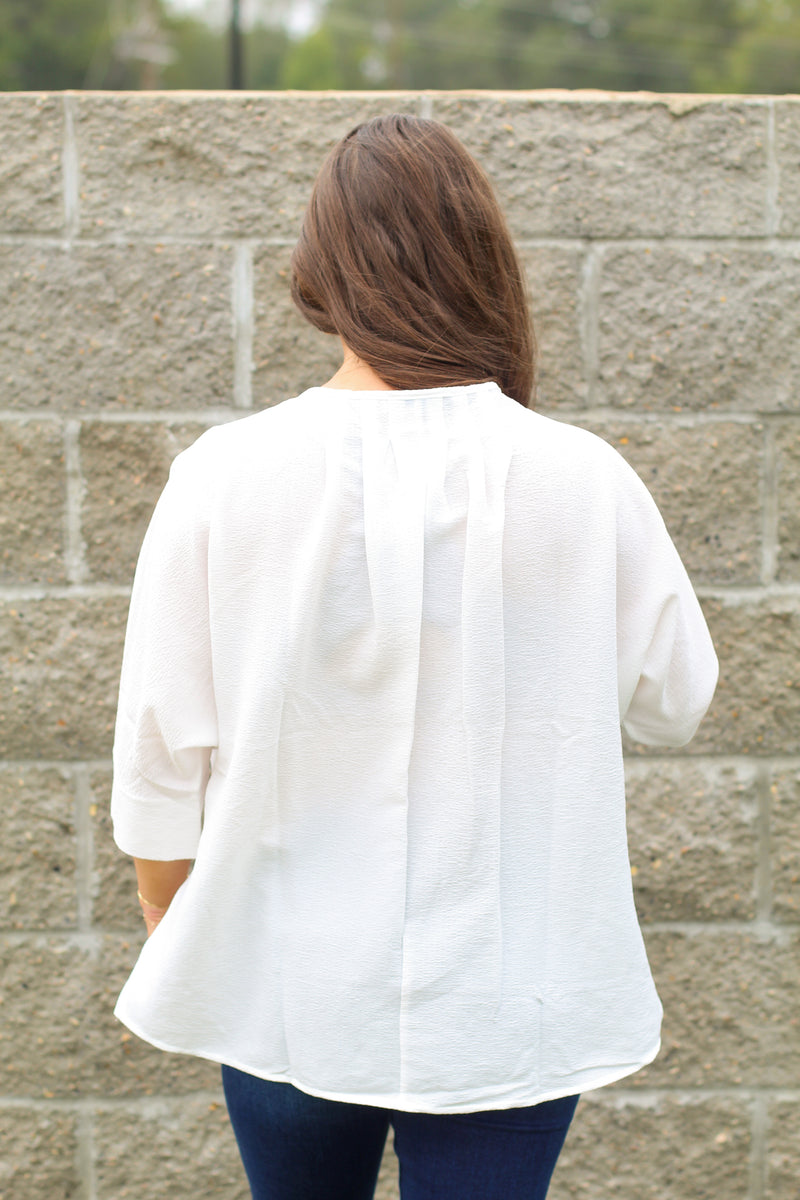 A Great Day Top-White