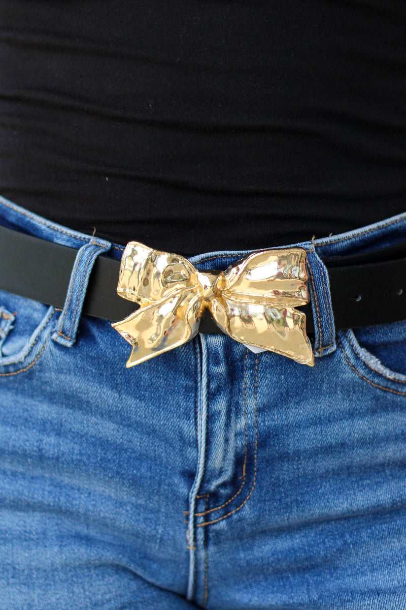 Gold Bow Belt