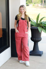 Denim Knot Pant Overalls