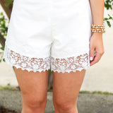 Little Lace Trim Shorts