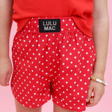 Toddler Lulu Mac Mini Polka Dot Shorts