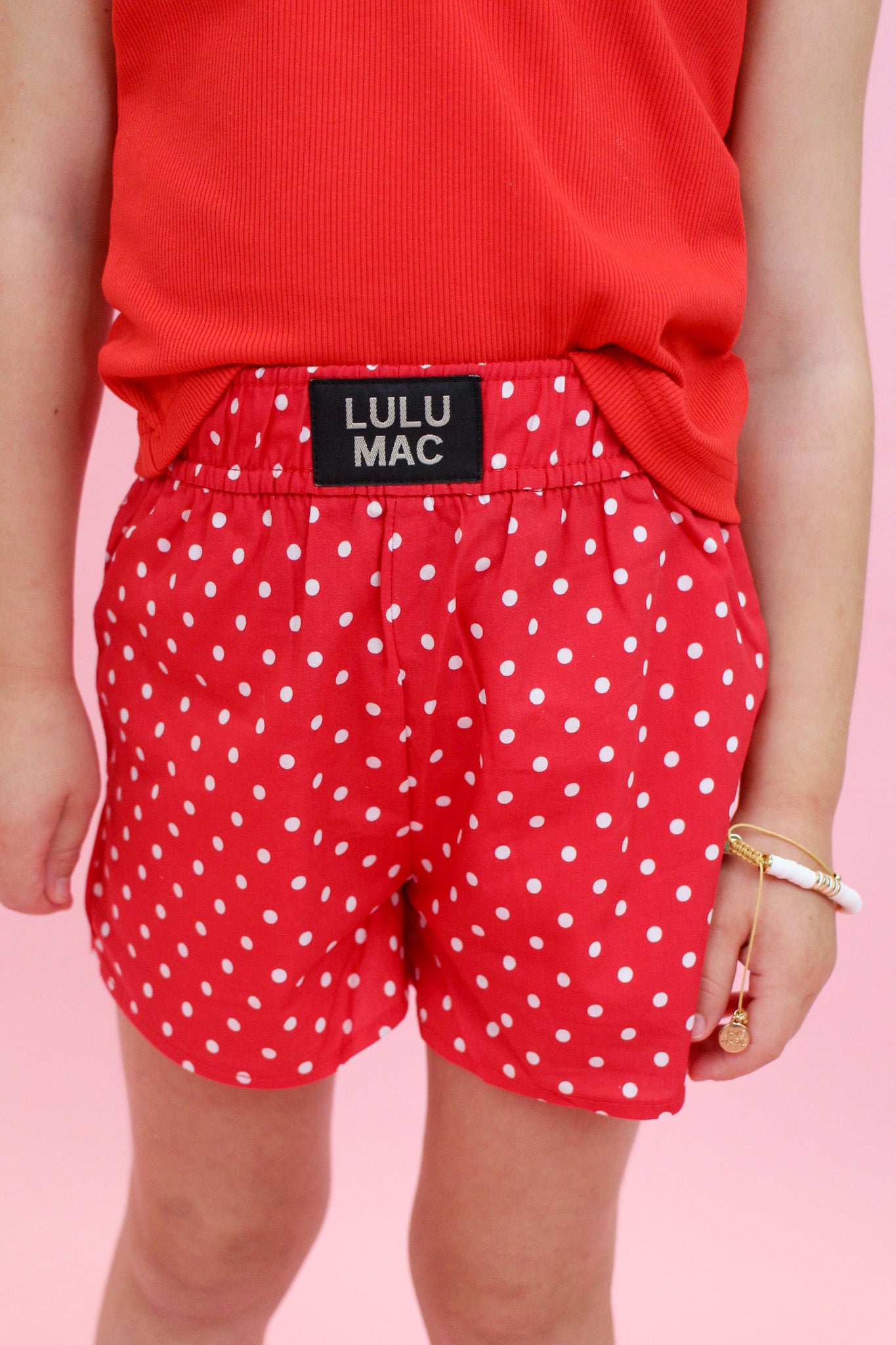 Toddler Lulu Mac Mini Polka Dot Shorts
