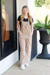 Denim Knot Pant Overalls