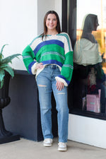 Knitted Colorful Sweater