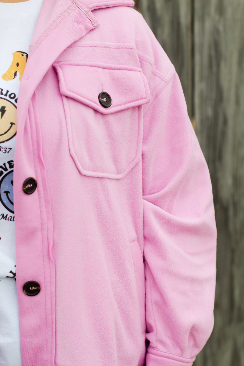 Fall Season Shacket-Lilac