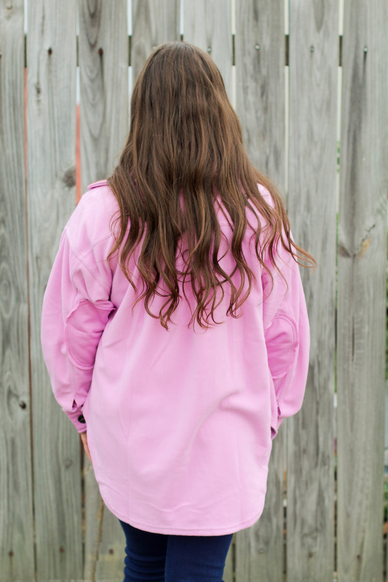 Fall Season Shacket-Lilac