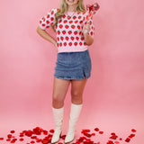 Sweetest Strawberry Sweater