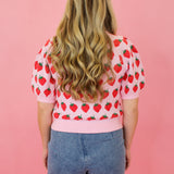 Sweetest Strawberry Sweater