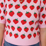Sweetest Strawberry Sweater