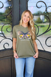 Mr. P's V-Neck LA Eyed Silkmoth Tee