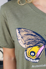 Mr. P's V-Neck LA Eyed Silkmoth Tee