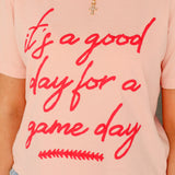 Good Day for Game Day Crop Tee