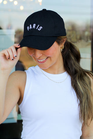 All Around the World Ball Cap-Black/Paris