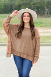 Cozy Days Top-Brown