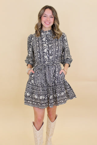 floral dress with pockets