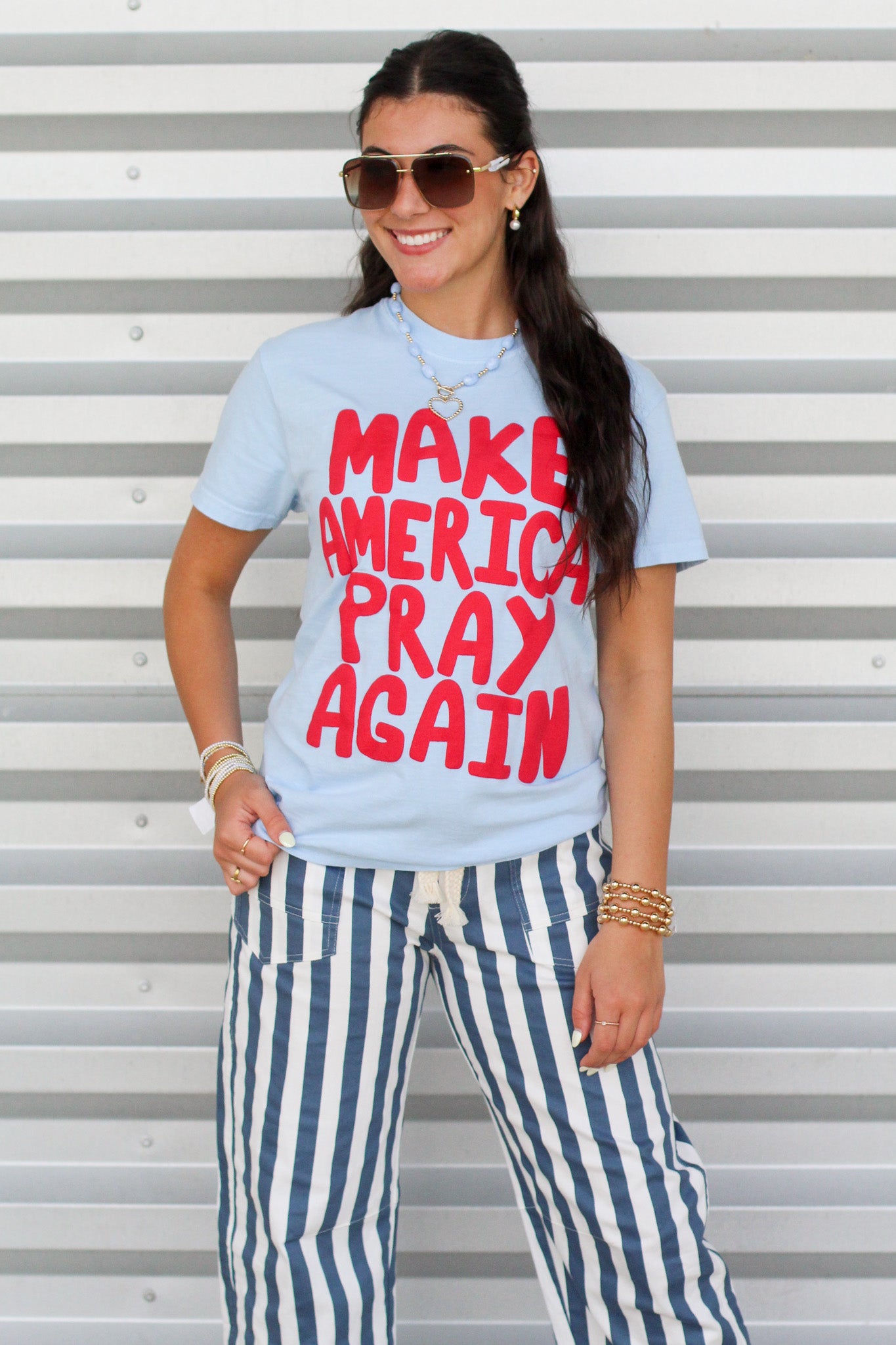 Make America Pray Again Puff Tee