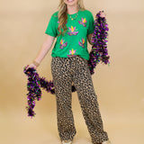 Mardi Gras Mask Top