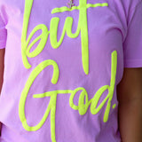 But God Puff Print Tee