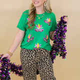 Mardi Gras Mask Top