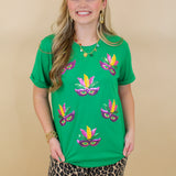 Mardi Gras Mask Top