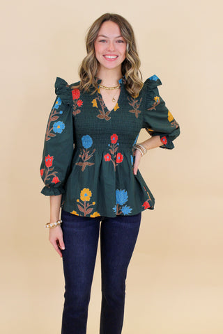 Floral Details Top