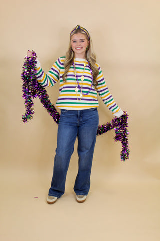 Mardi Stripes Sweater