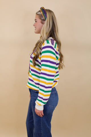 Mardi Stripes Sweater
