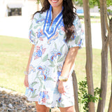 Bold in Bloom Shift Dress