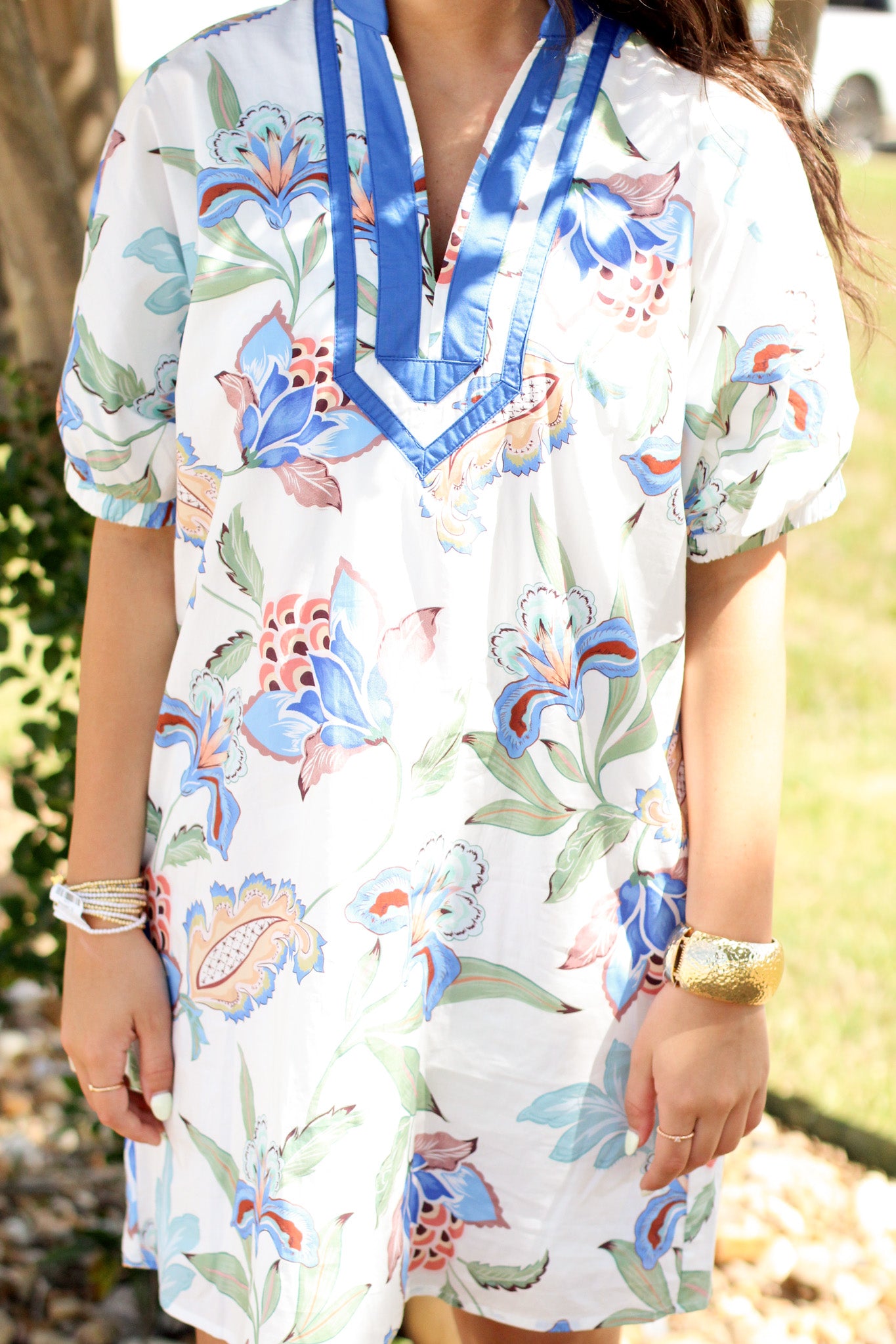 Bold in Bloom Shift Dress