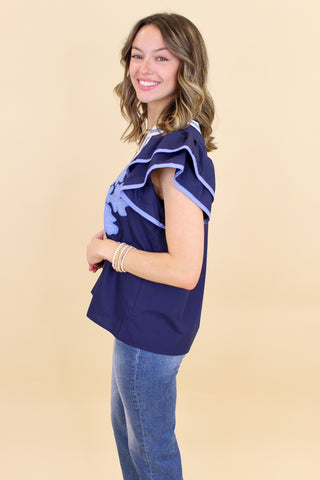 Bold Damask Top