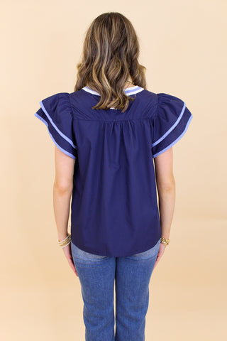 Bold Damask Top