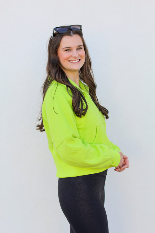 Trendiest Pullover-Lime Green