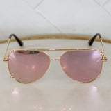 Shay in Gold Polarized DAX Sunglasses