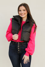 Penny Puffer Vest-Black