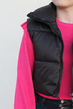 Penny Puffer Vest-Black