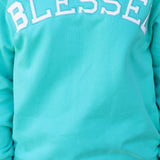 Blessed Mock Neck Pullover
