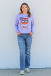 Mr.P's Mardi Gras Tiger Long Sleeve Tee