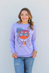 Mr.P's Mardi Gras Tiger Long Sleeve Tee