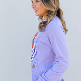 Mr.P's Mardi Gras Tiger Long Sleeve Tee