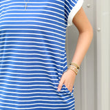 Classic Stripe T-Shirt Dress