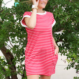 Classic Stripe T-Shirt Dress