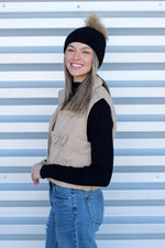 Bow Puffer Vest