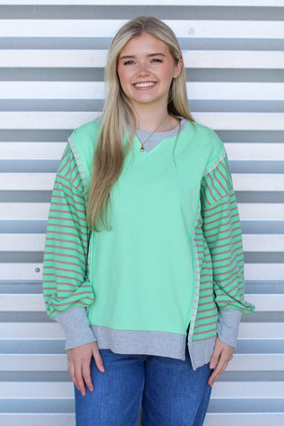 Stripe Block Top